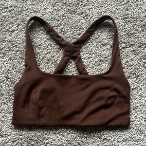 Lululemon Smooth Cover Yoga Bra in Java
